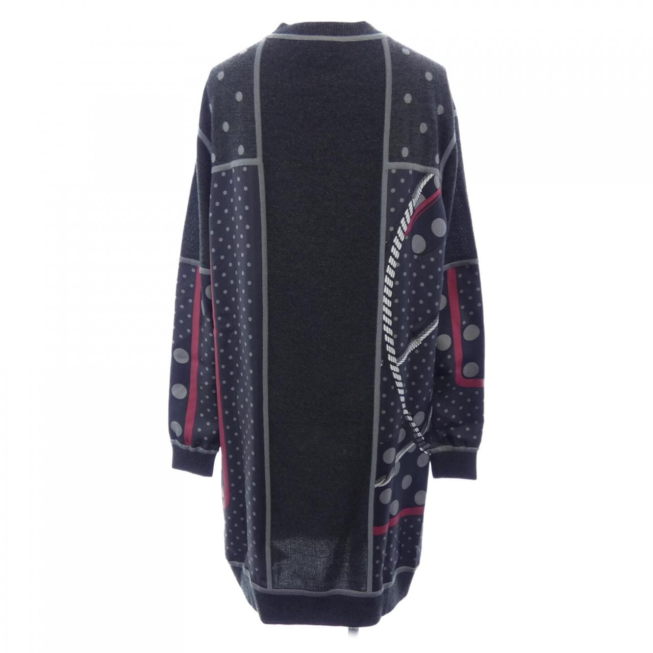 エルメス HERMES CLIL-CLAC A POIS *17-7754 ツイルレーヌ ワンピース