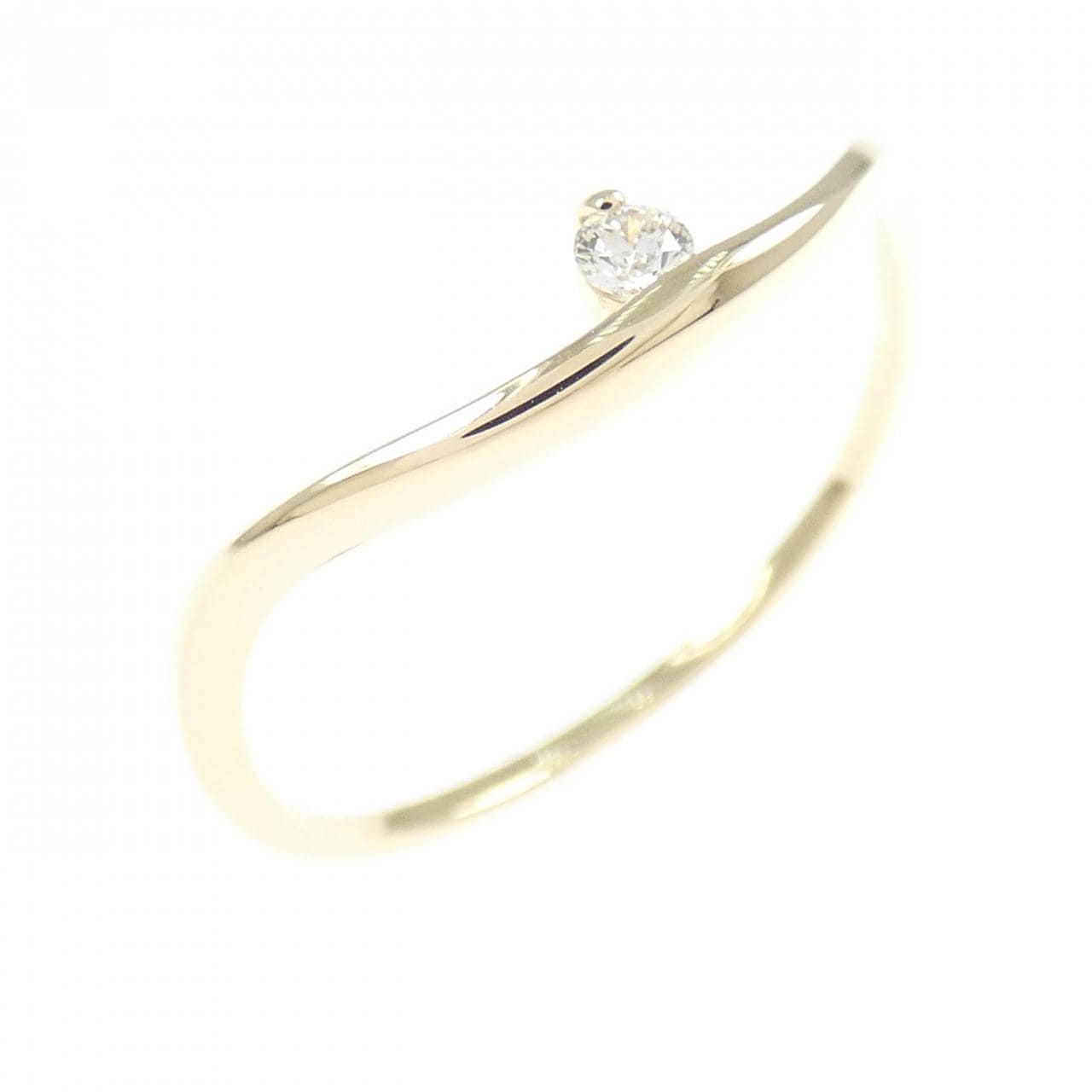 【リメイク】K10YG ダイヤモンド リング 0.03CT