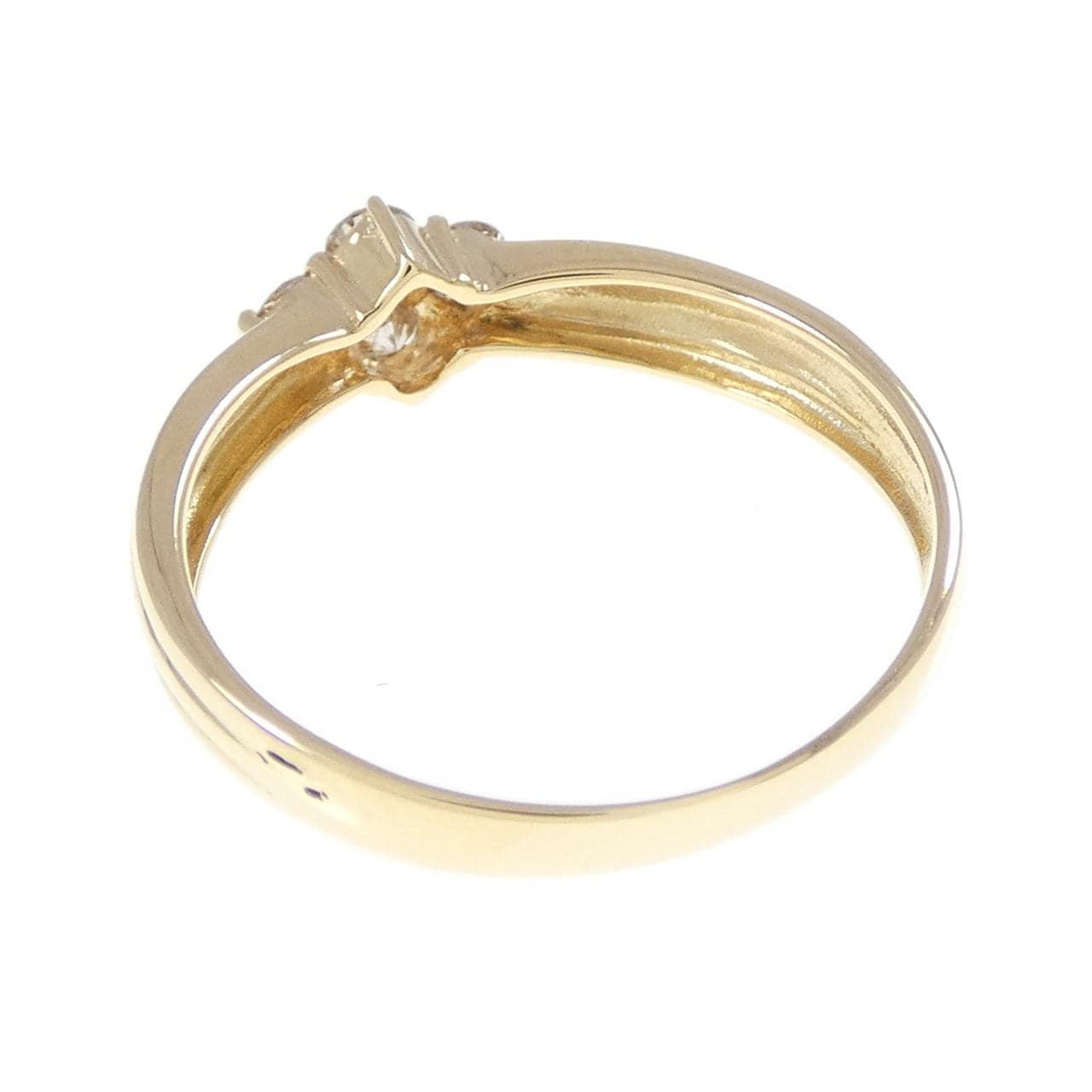 K18YG ダイヤモンド リング 0.20CT