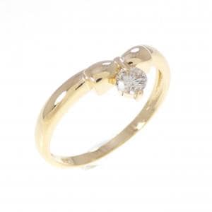 K18YG ダイヤモンド リング 0.10CT
