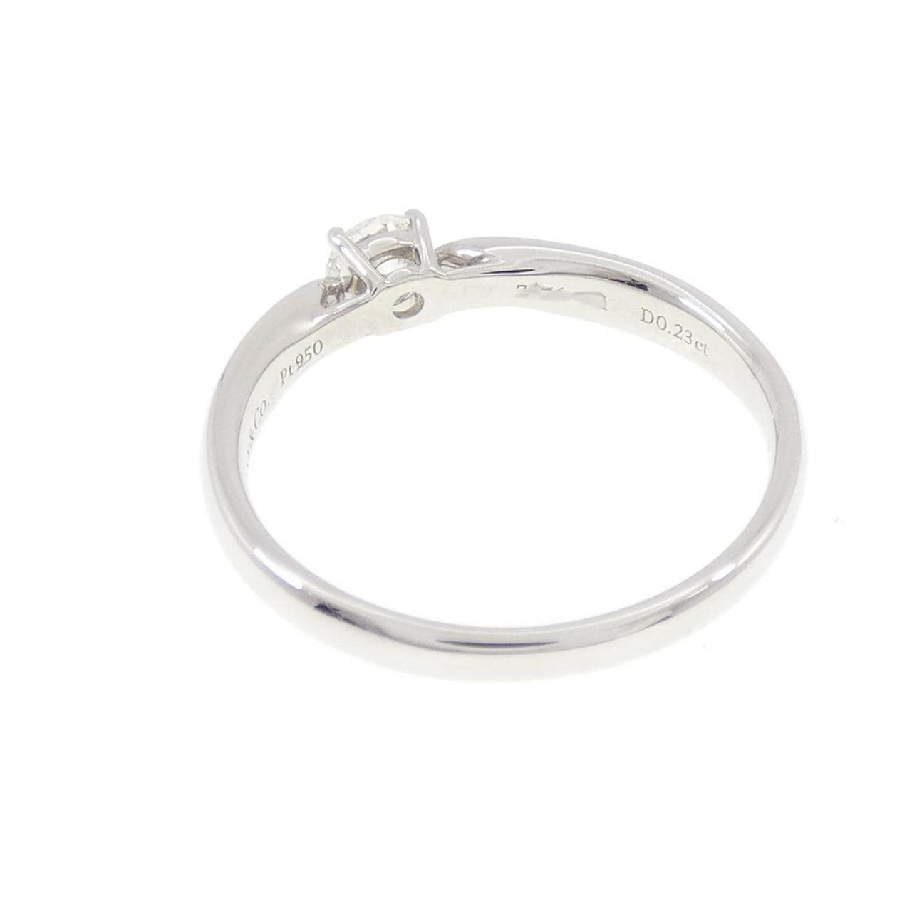 ティファニー ハーモニー リング 0.23CT F VS1 3EXT