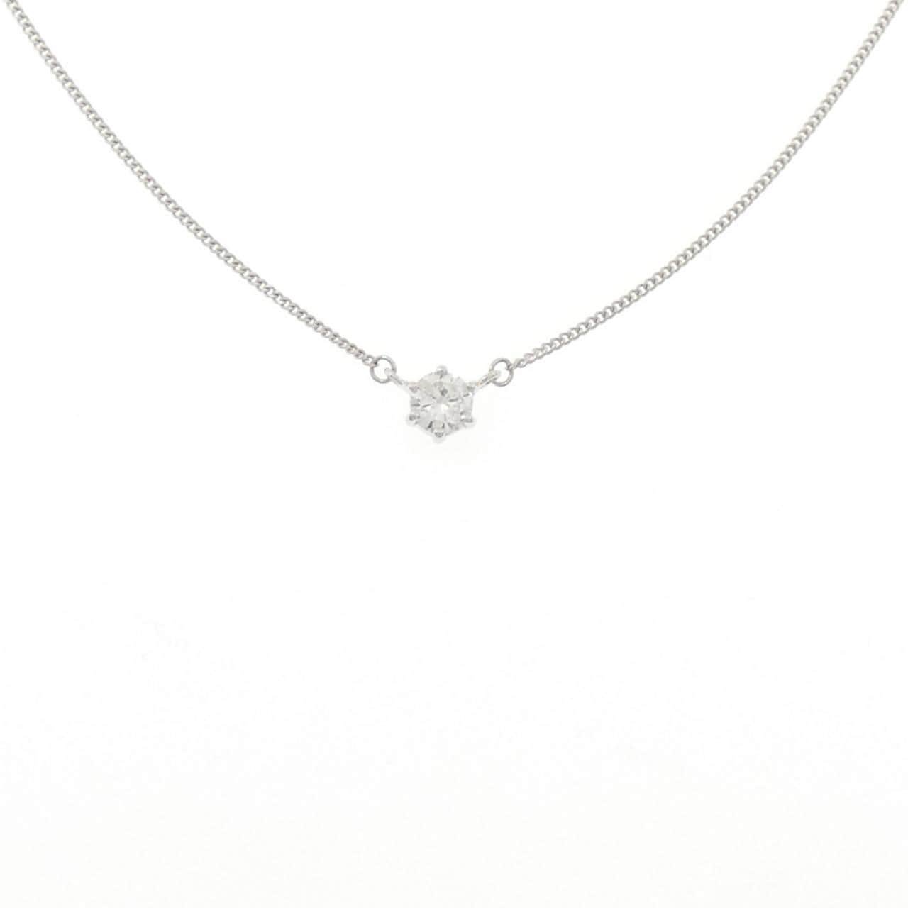 PT850 ソリティア ダイヤモンド ネックレス 0.31CT