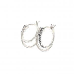K18WG ダイヤモンド ピアス 0.27CT