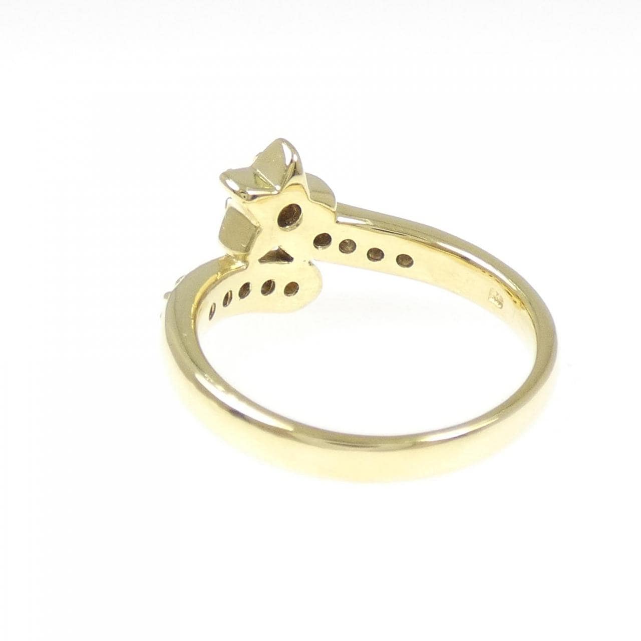K18YG スター ダイヤモンド リング 0.30CT
