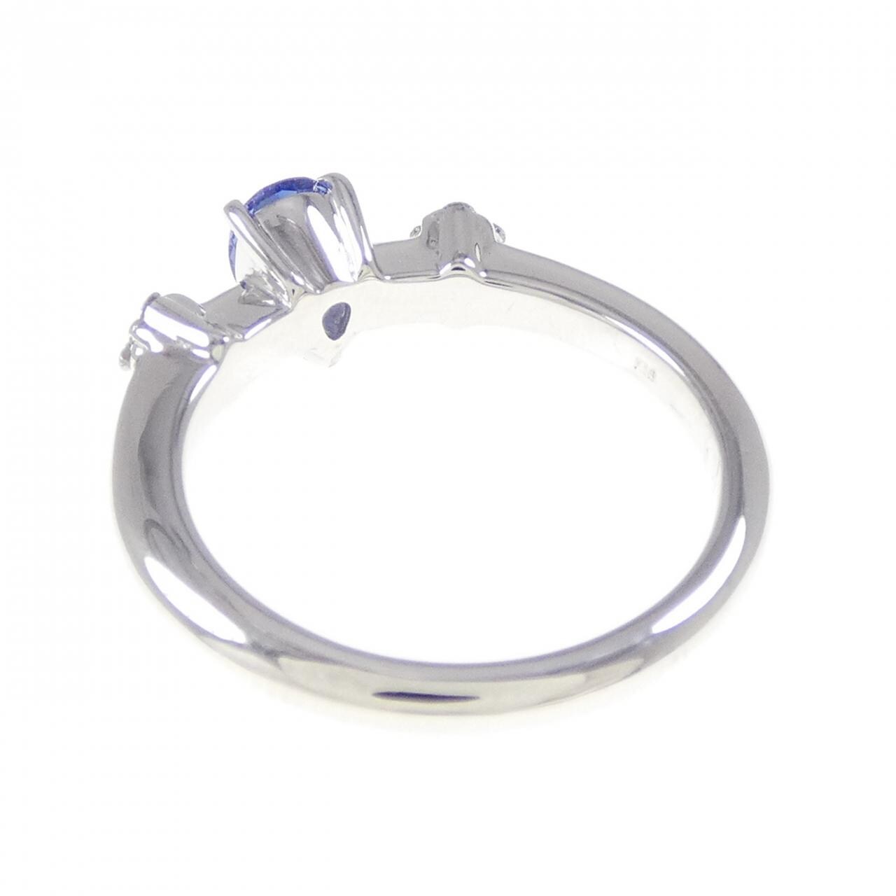 K18WG サファイヤ リング 0.518CT