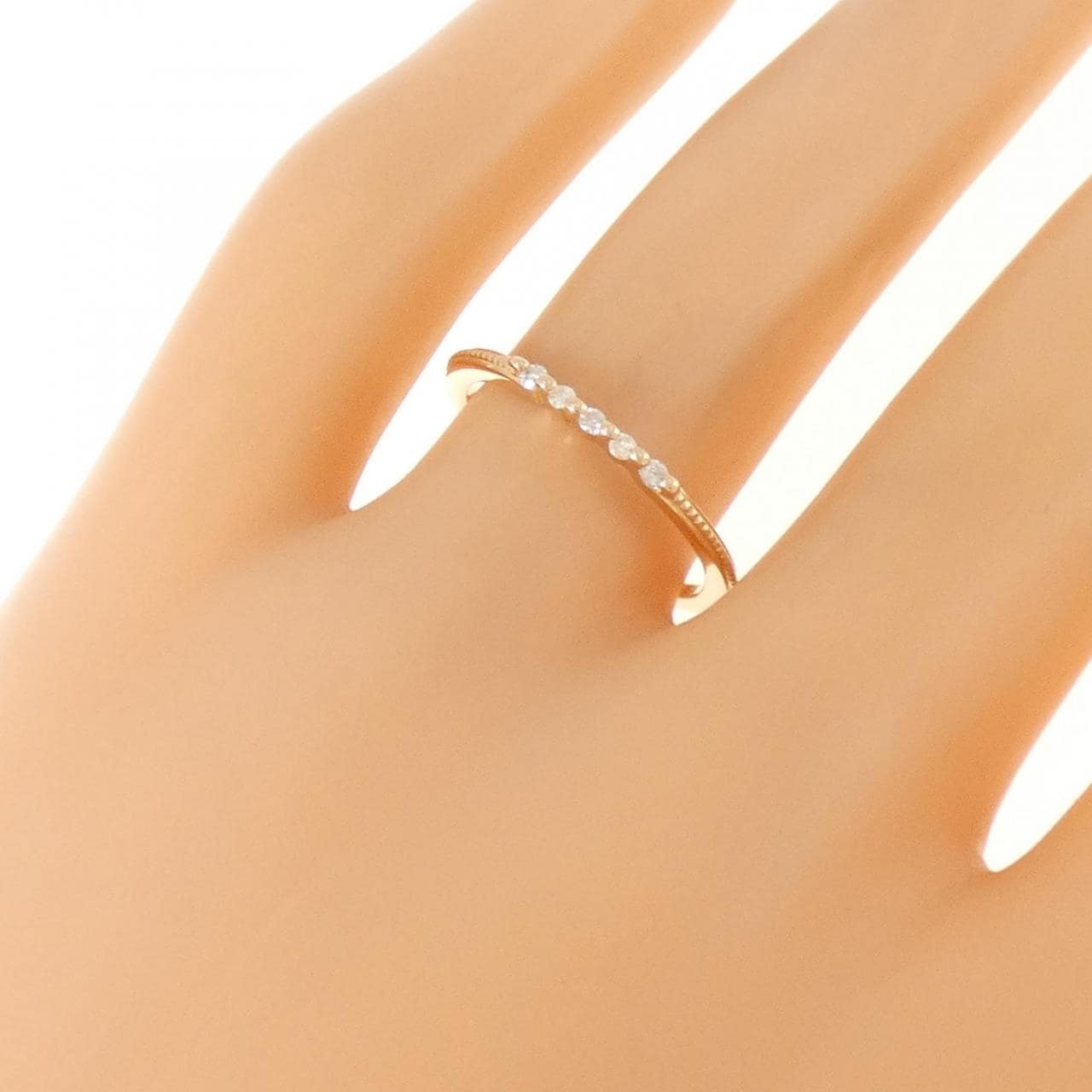 アガット ダイヤモンド リング 0.05CT