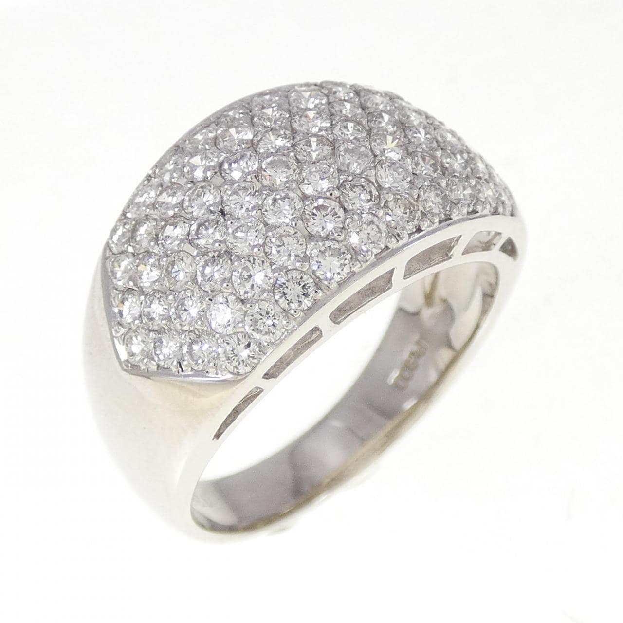 PT Pave Diamond Ring 1.36CT