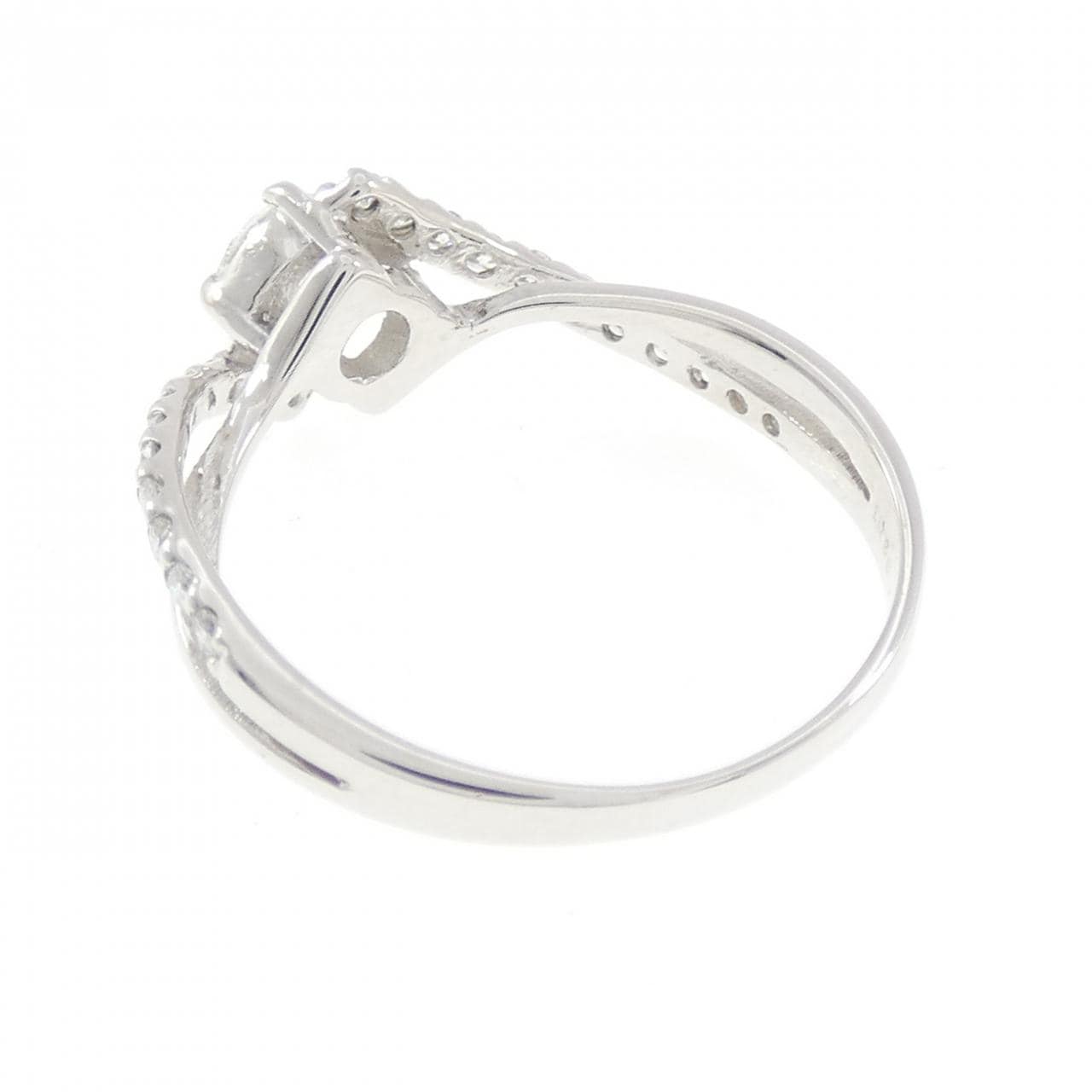 K18WG ダイヤモンド リング 0.301CT F VS1 VG