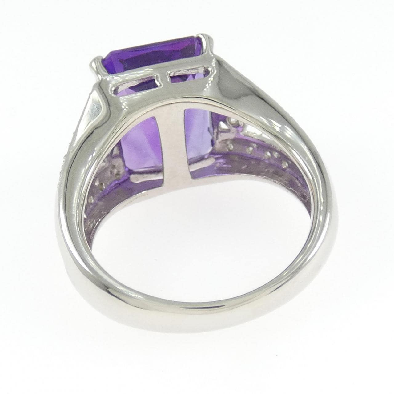 PT900 アメジスト リング 6.33CT