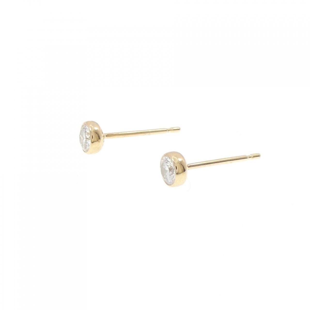 K18YG鑽石耳環0.20CT