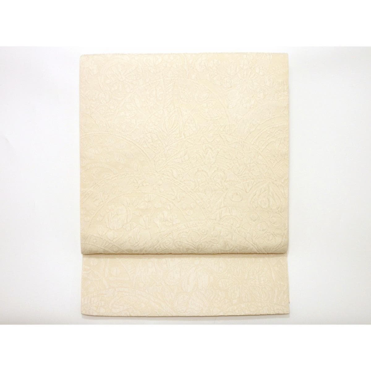 【未使用品】袋帯　渡文　纐纈　全通柄　芯なし仕立