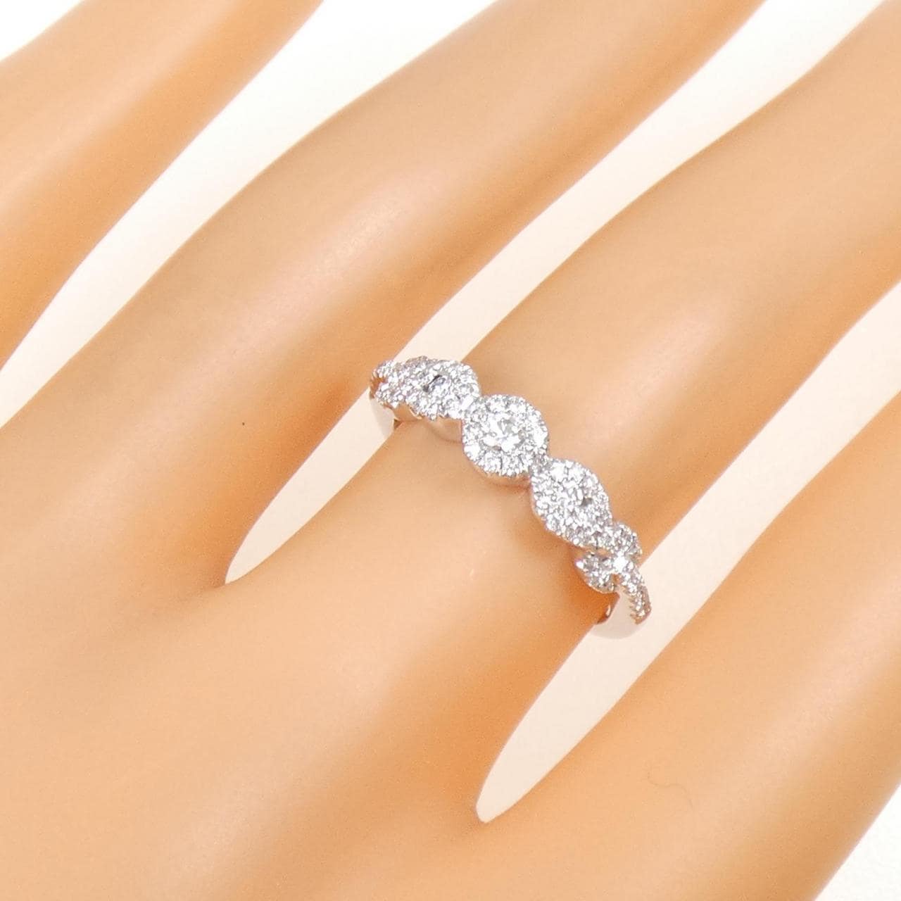 750WG ダイヤモンド リング