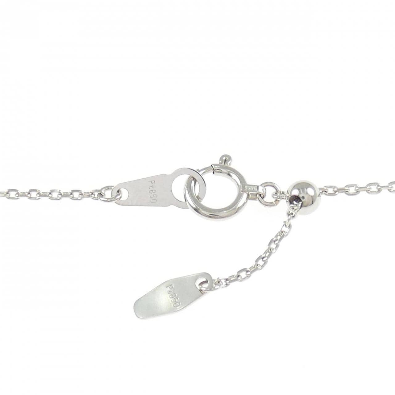 【新品】PT900/PT850 ダイヤモンド ネックレス 1.027CT D VVS1-VS2 VG