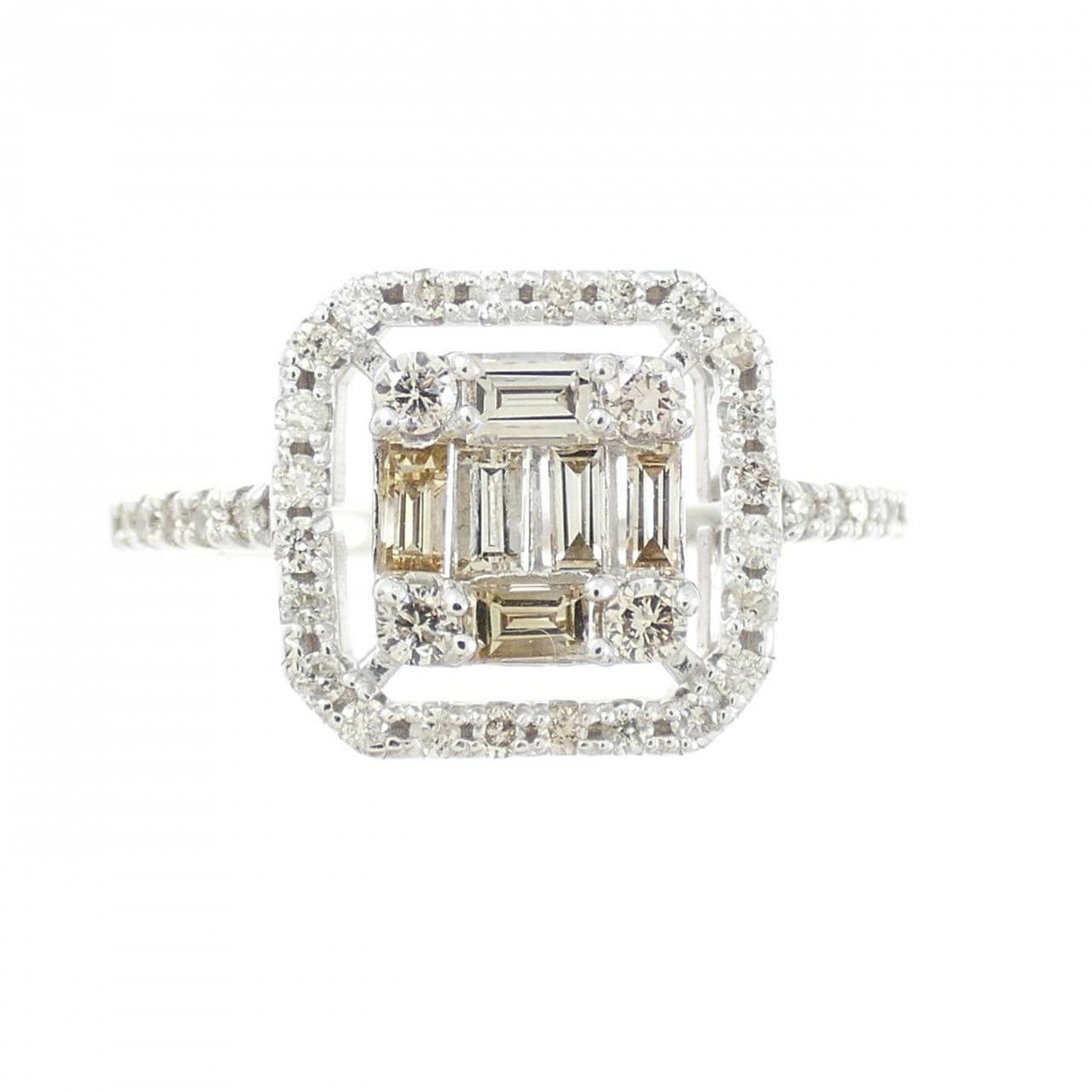 K18WG ダイヤモンド リング 0.50CT