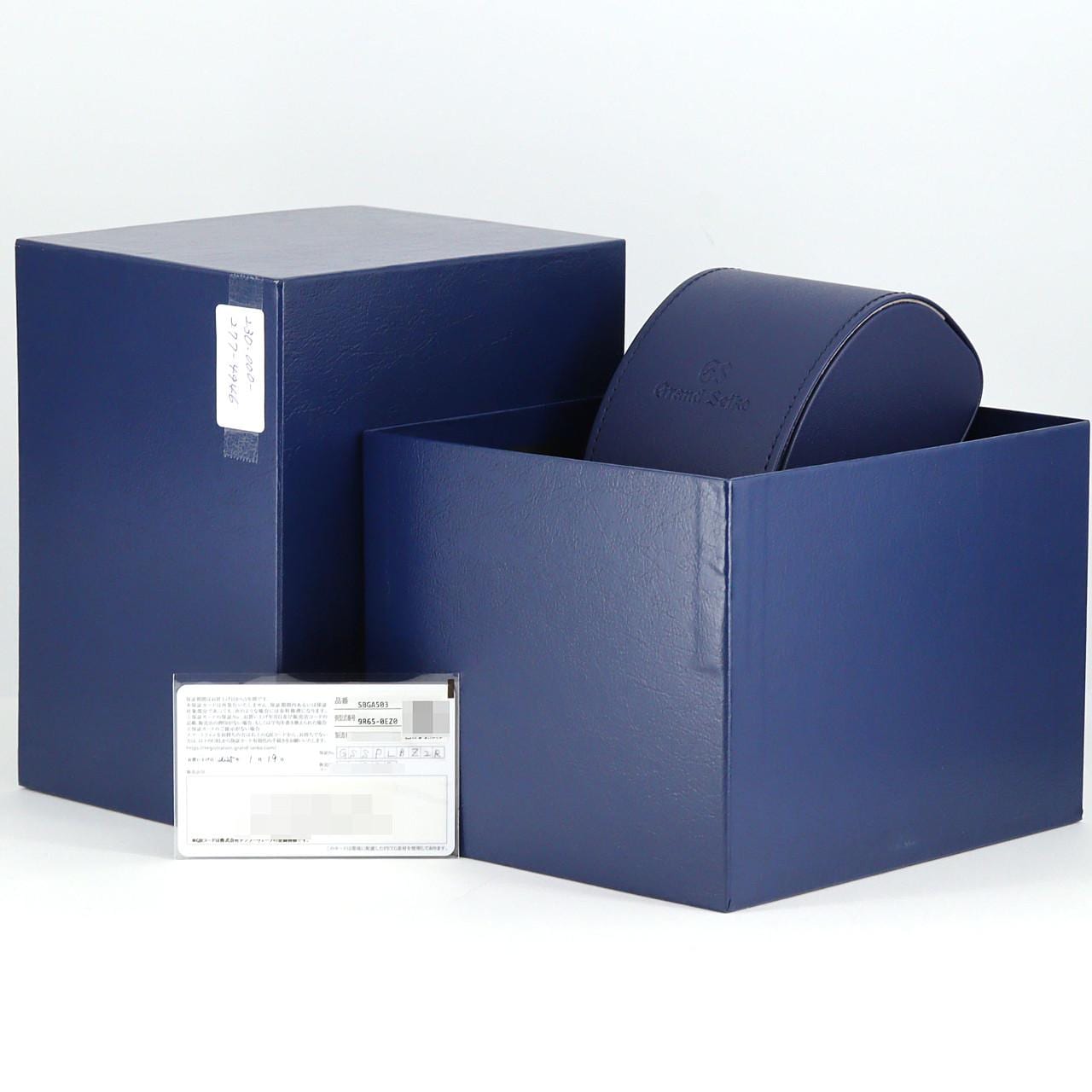 セイコー グランドセイコーヘリテージコレクション TI 9R65-0EZ0/SBGA503 TI 自動巻