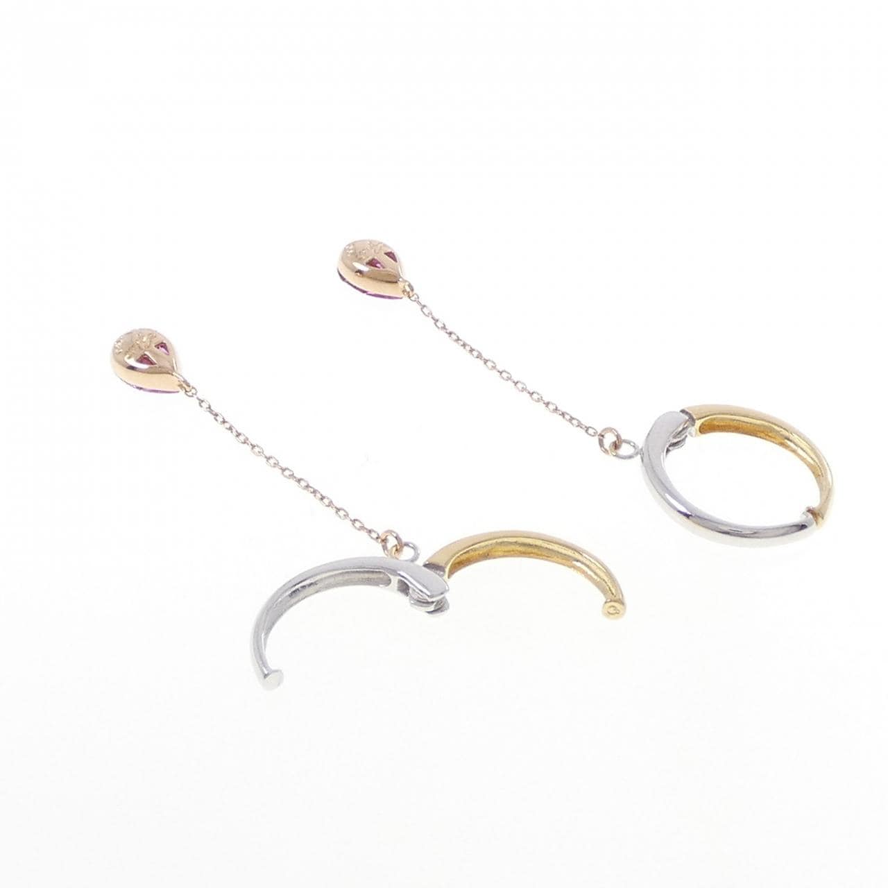 ジュネ サファイヤ イヤリング 0.52CT