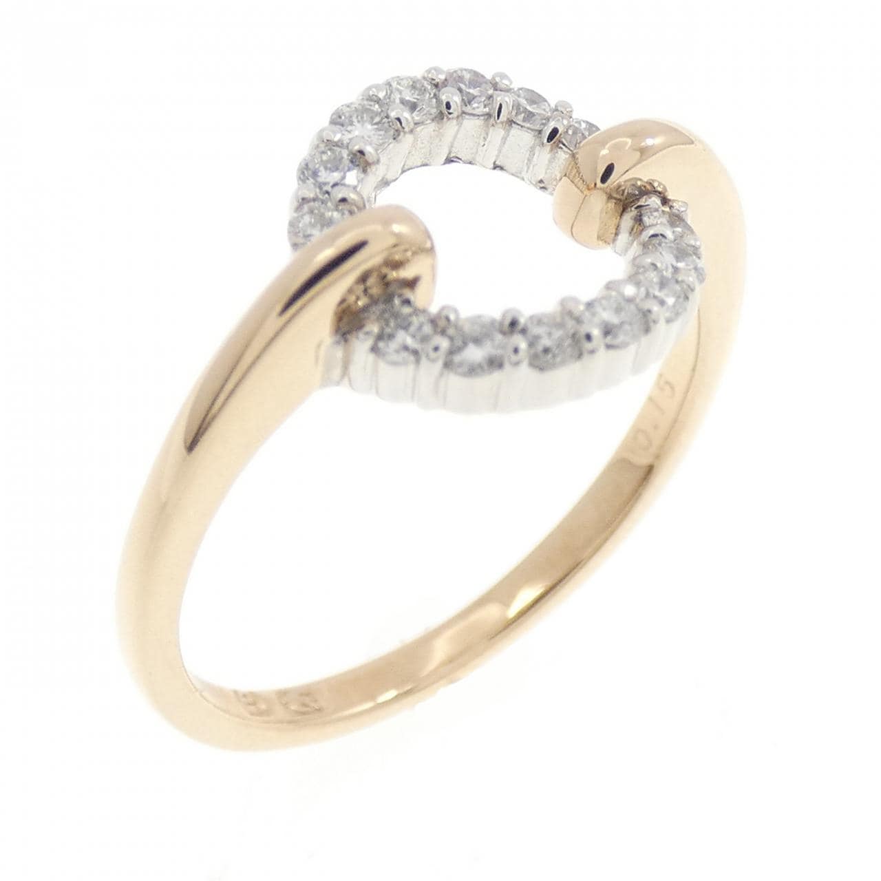 K18PG/K18WG ダイヤモンド リング 0.15CT