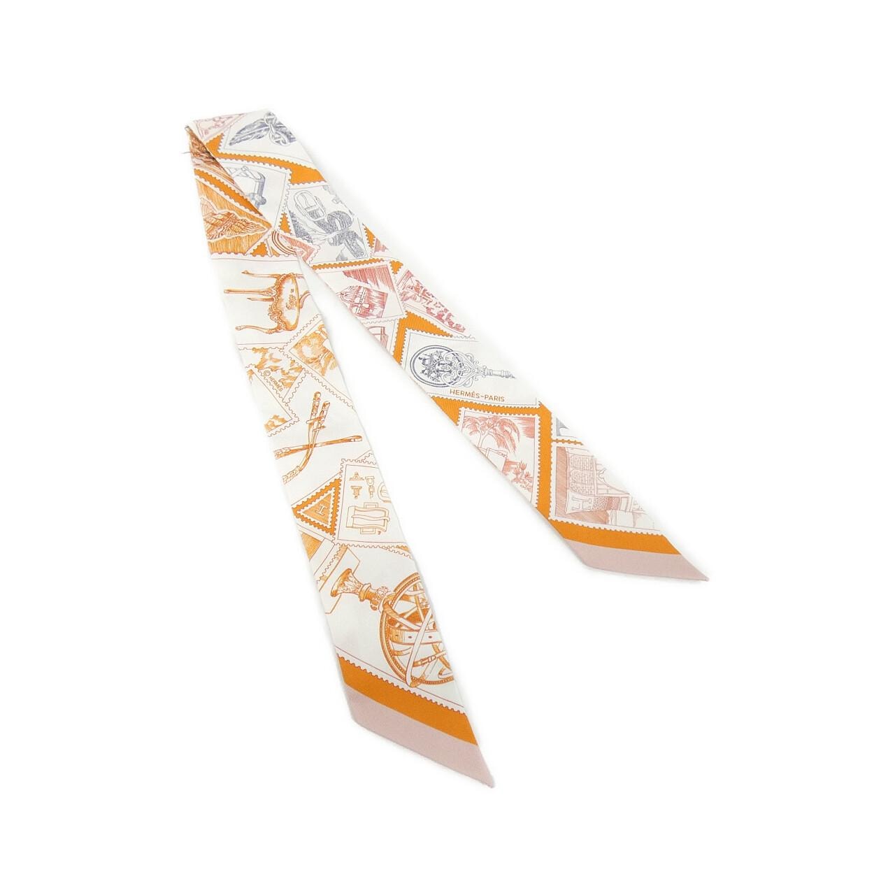 【未使用品】エルメス LA PHILATELISTE DU FAUBOURG ツイリー 064205S スカーフ