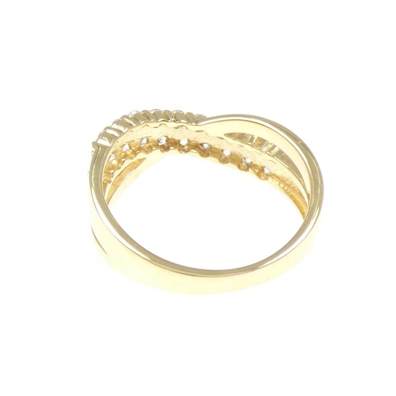 K18YG ダイヤモンド リング 0.50CT