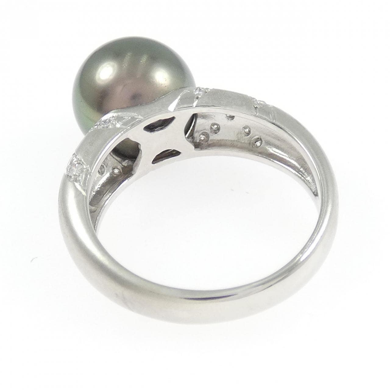 PT900 黒蝶パール リング 10.5mm