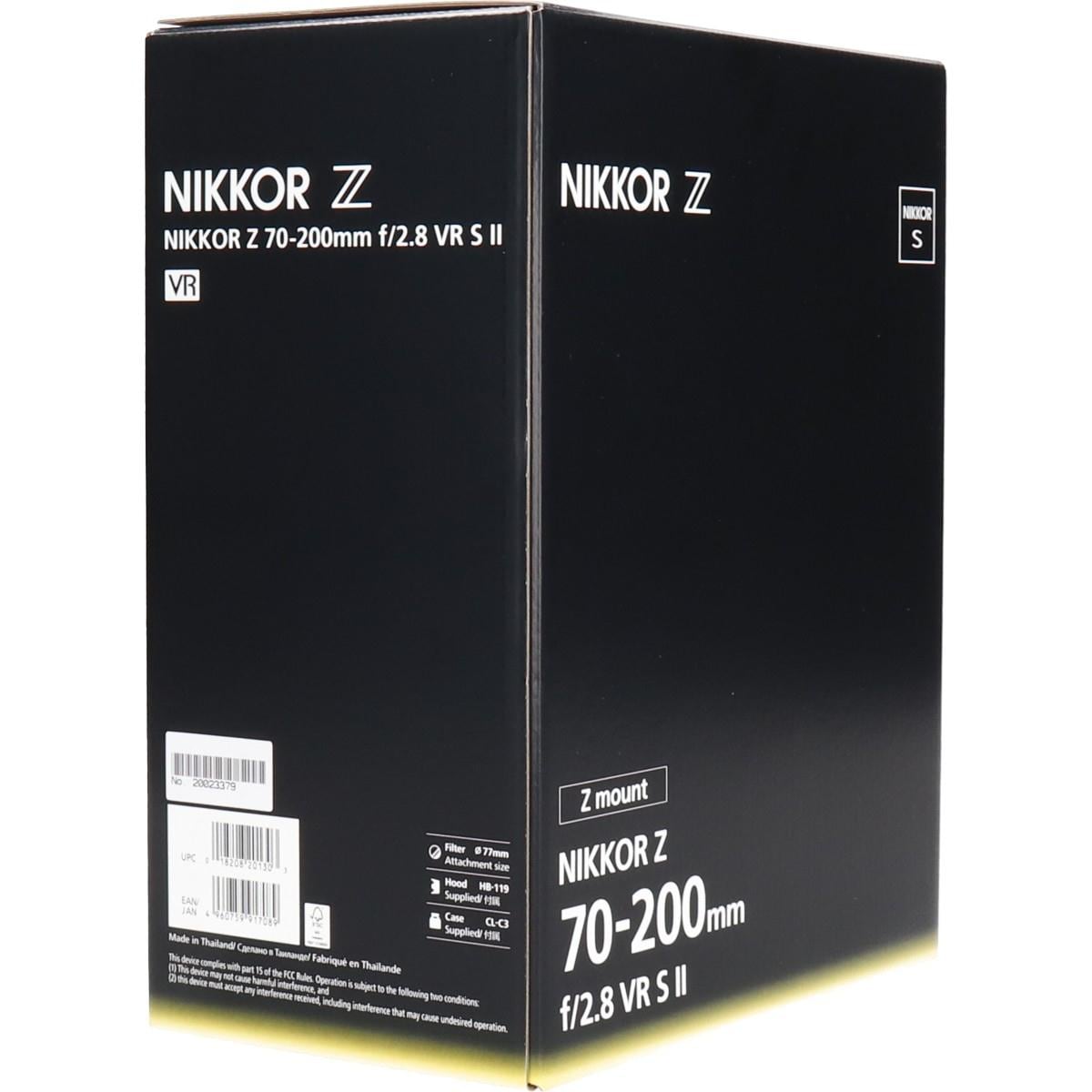 【未使用品】Ｚ７０－２００ｍｍ　Ｆ２．８ＶＲ　Ｓ　ＩＩ