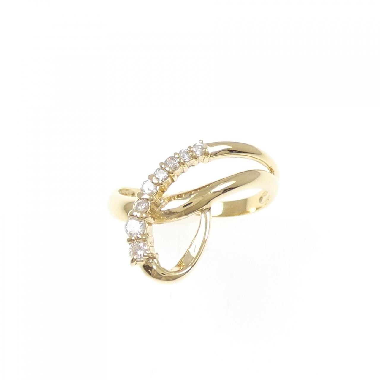 K18YG ダイヤモンド リング 0.16CT