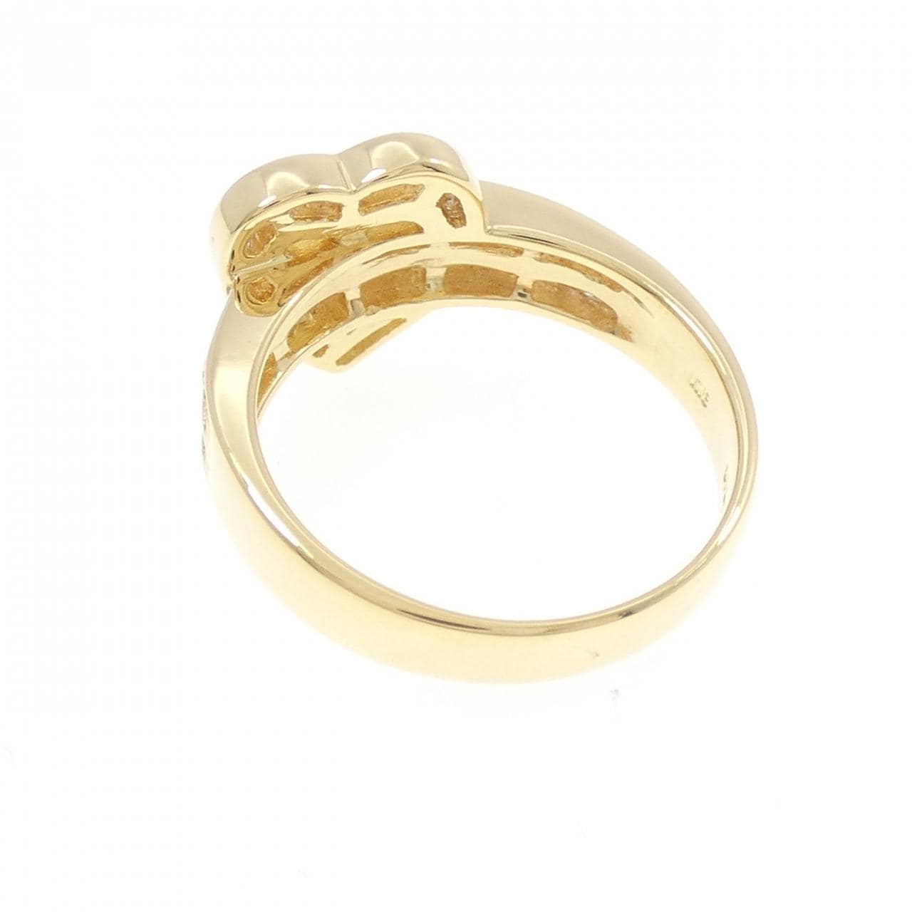 K18YG ハート ダイヤモンド リング 0.71CT