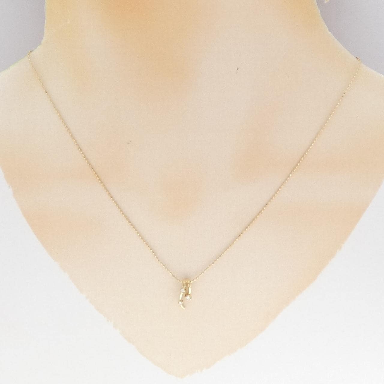 K18YG ダイヤモンド ネックレス 0.04CT
