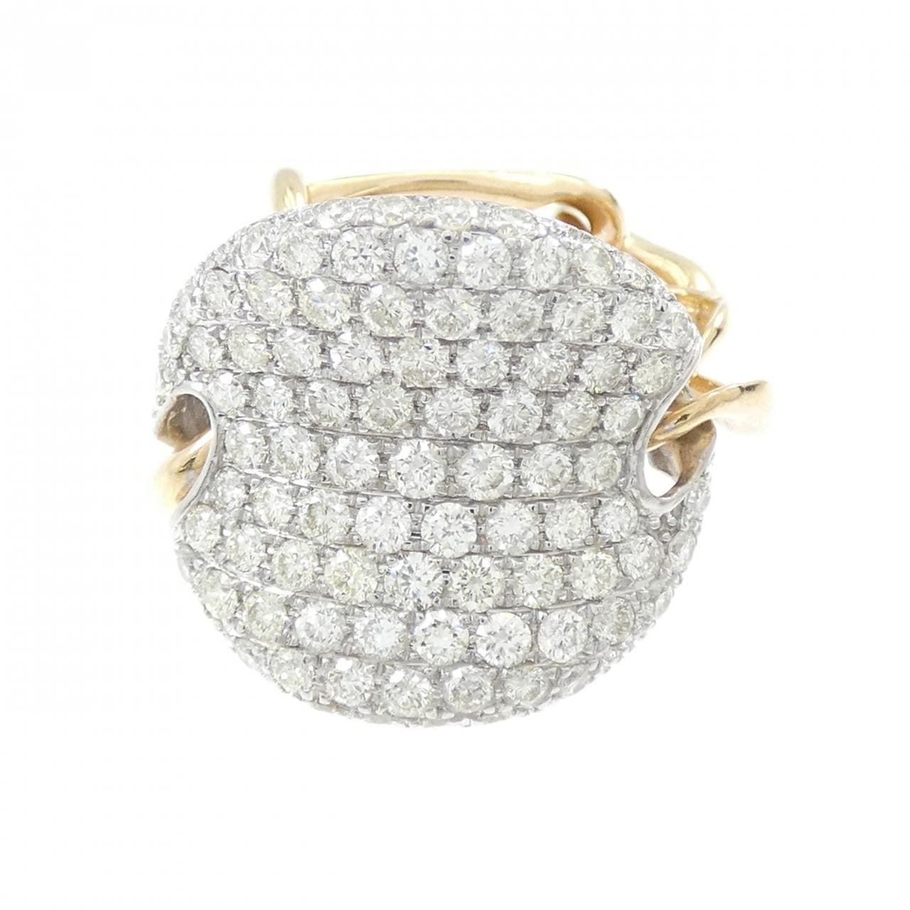 750YG/750WG ダイヤモンド リング 2.00CT