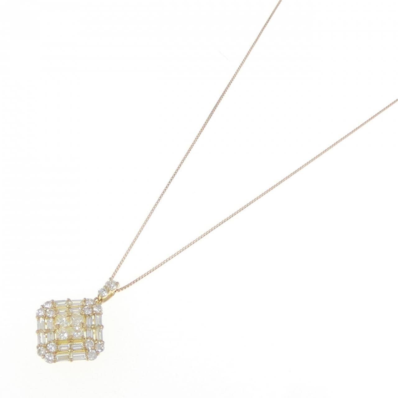 【新品】K18YG ダイヤモンド ネックレス 1.00CT