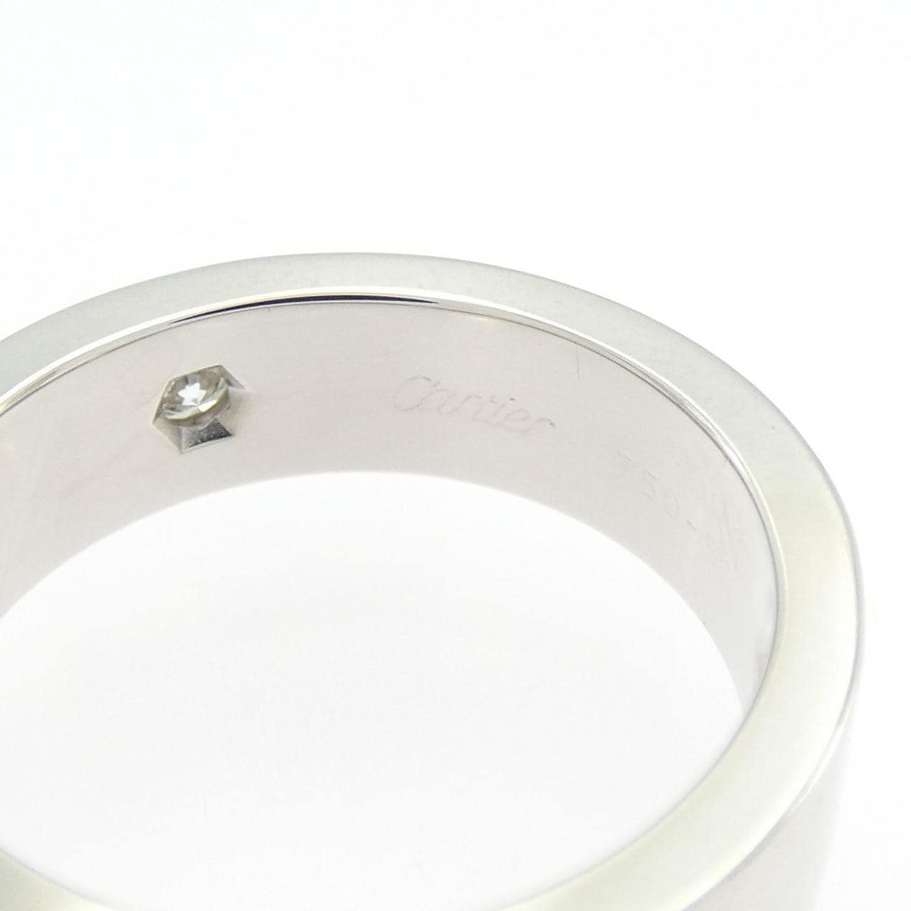 カルティエ ラブ ハーフダイヤ リング