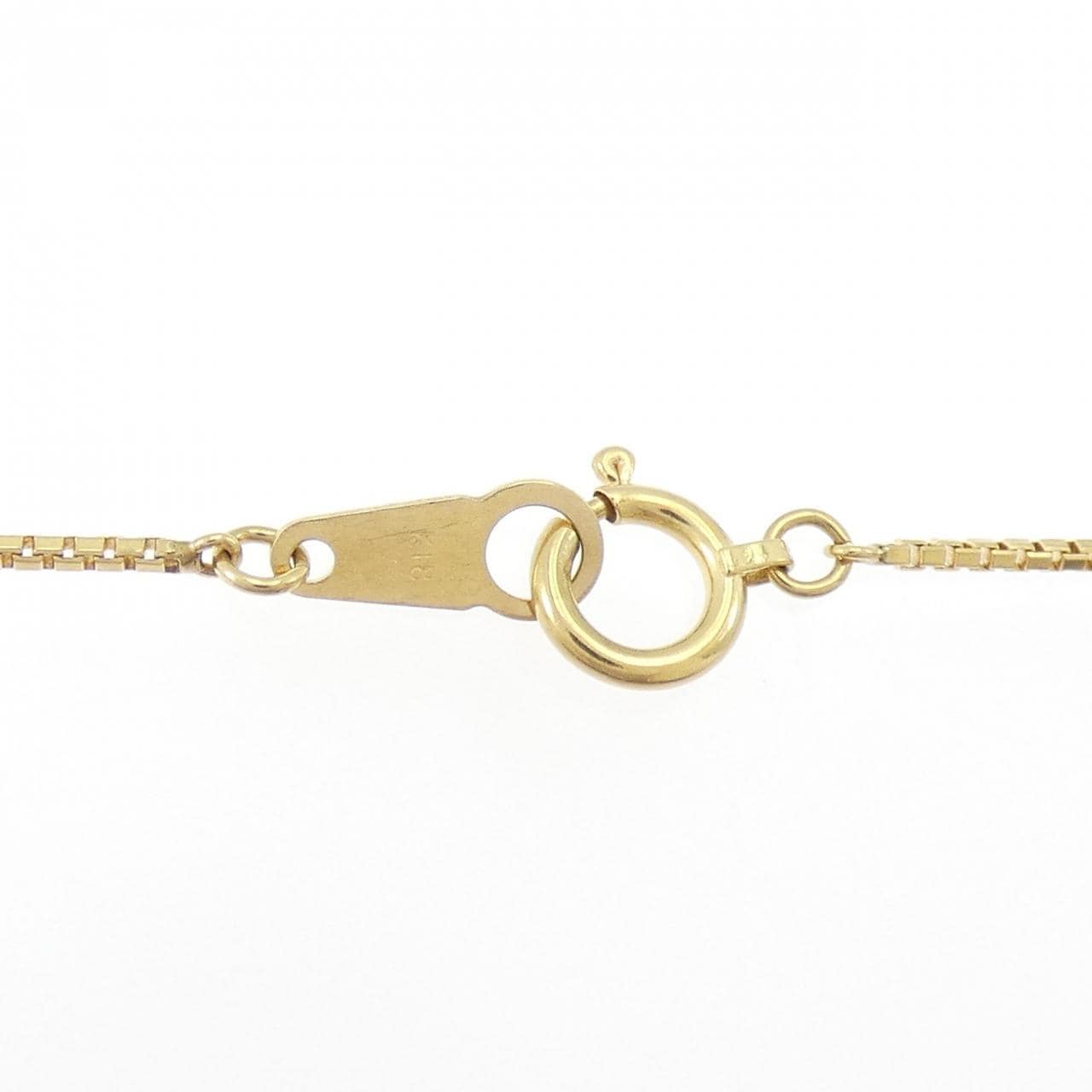 K18YG クロス ダイヤモンド ネックレス 1.05CT