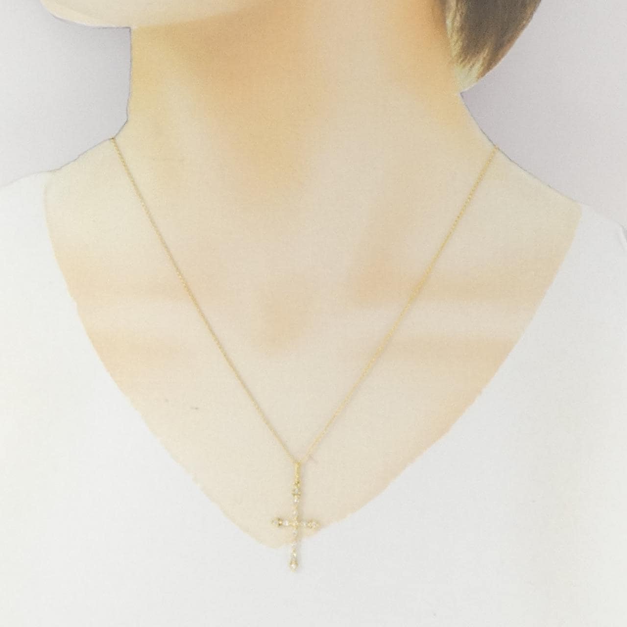 アーカー トランシアクロス ネックレス 0.26CT