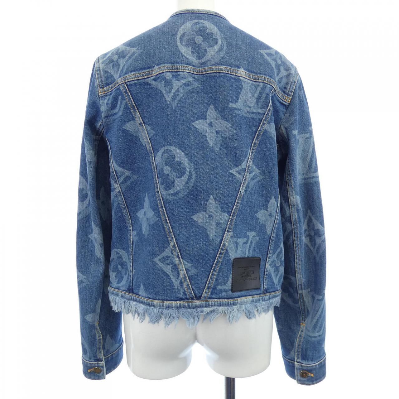 ルイヴィトン LOUIS VUITTON ジャイアントモノグラム カラーレス FKJA06ZPY デニムジャケット