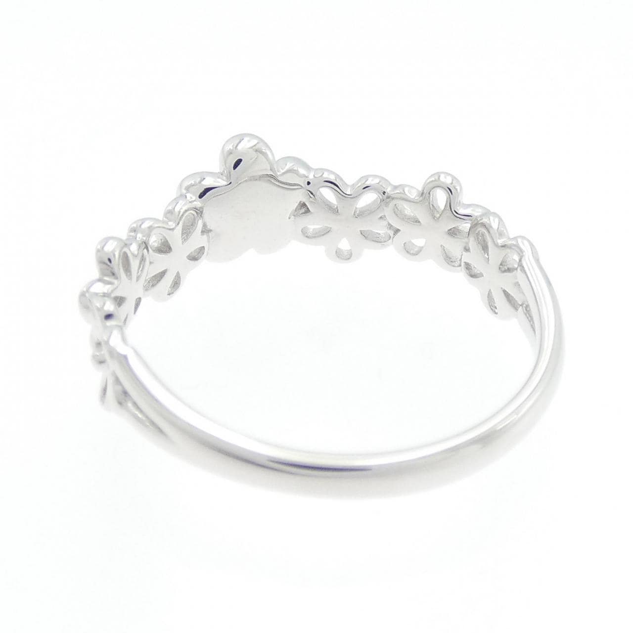 ポンテヴェキオ フラワー ダイヤモンド リング 0.04CT