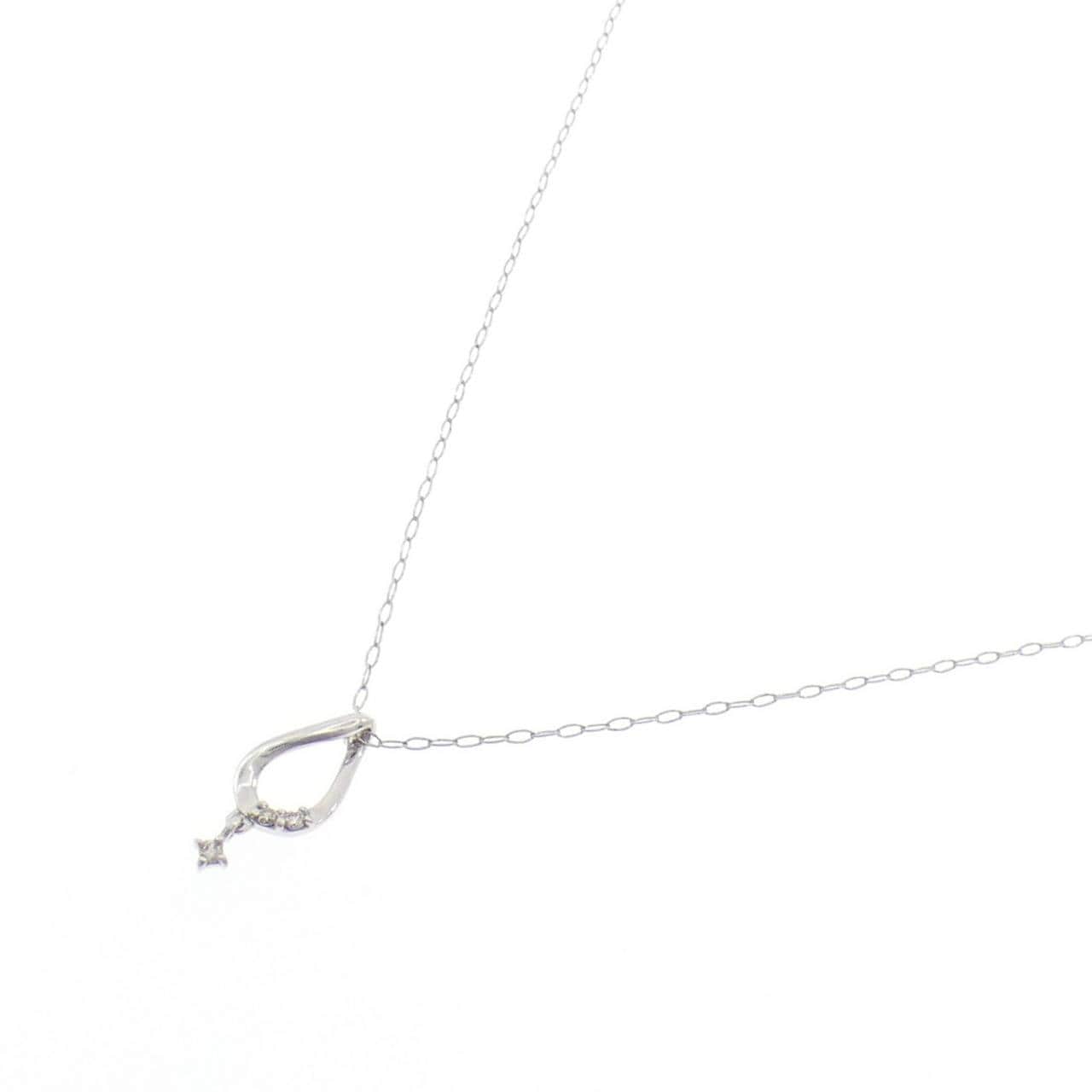 K10WG ダイヤモンド ネックレス