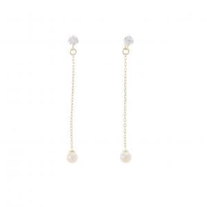 K18YG アコヤパール ピアス 3.7mm