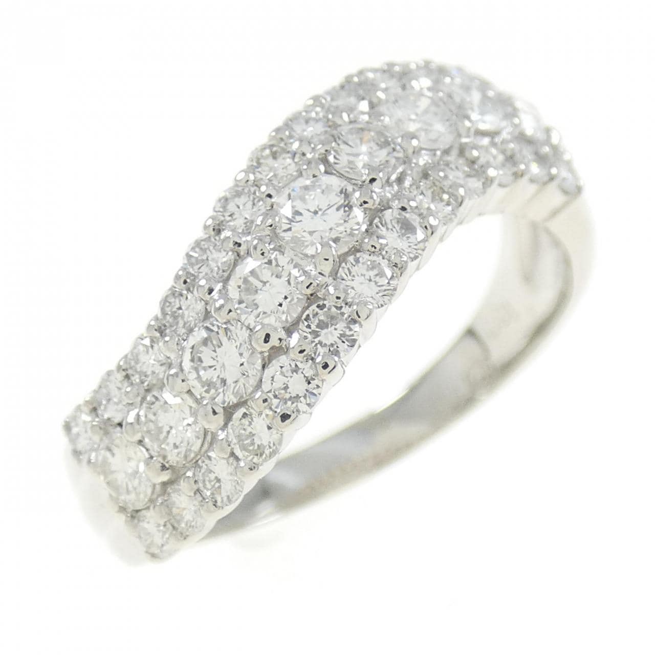PT パヴェ ダイヤモンド リング 1.00CT
