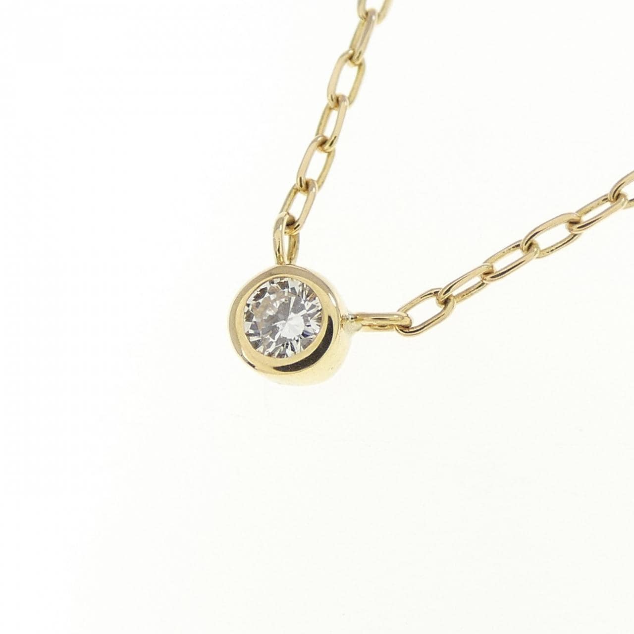 K18YG ダイヤモンド ネックレス 0.05CT