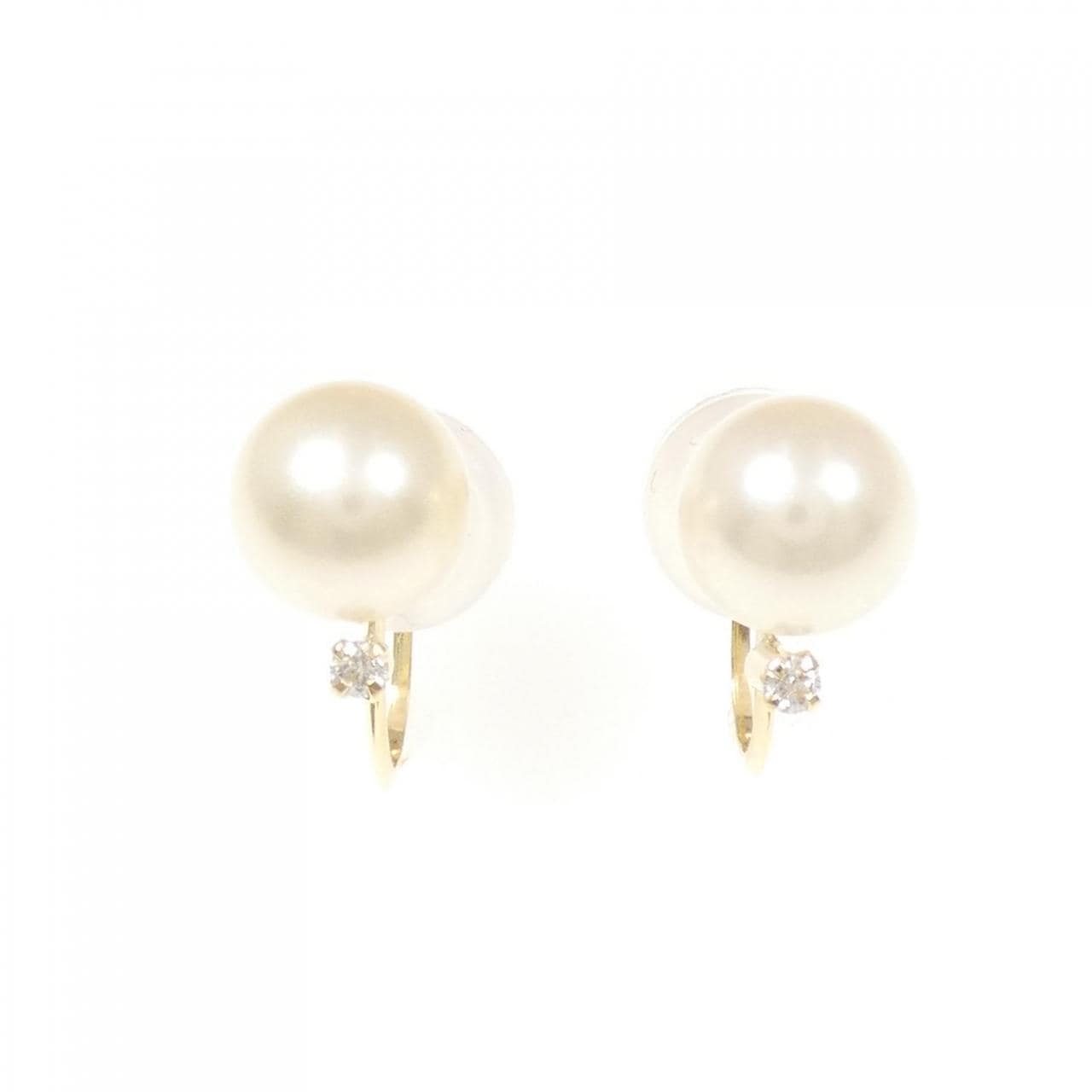 K18YG アコヤパール イヤリング 7.3mm