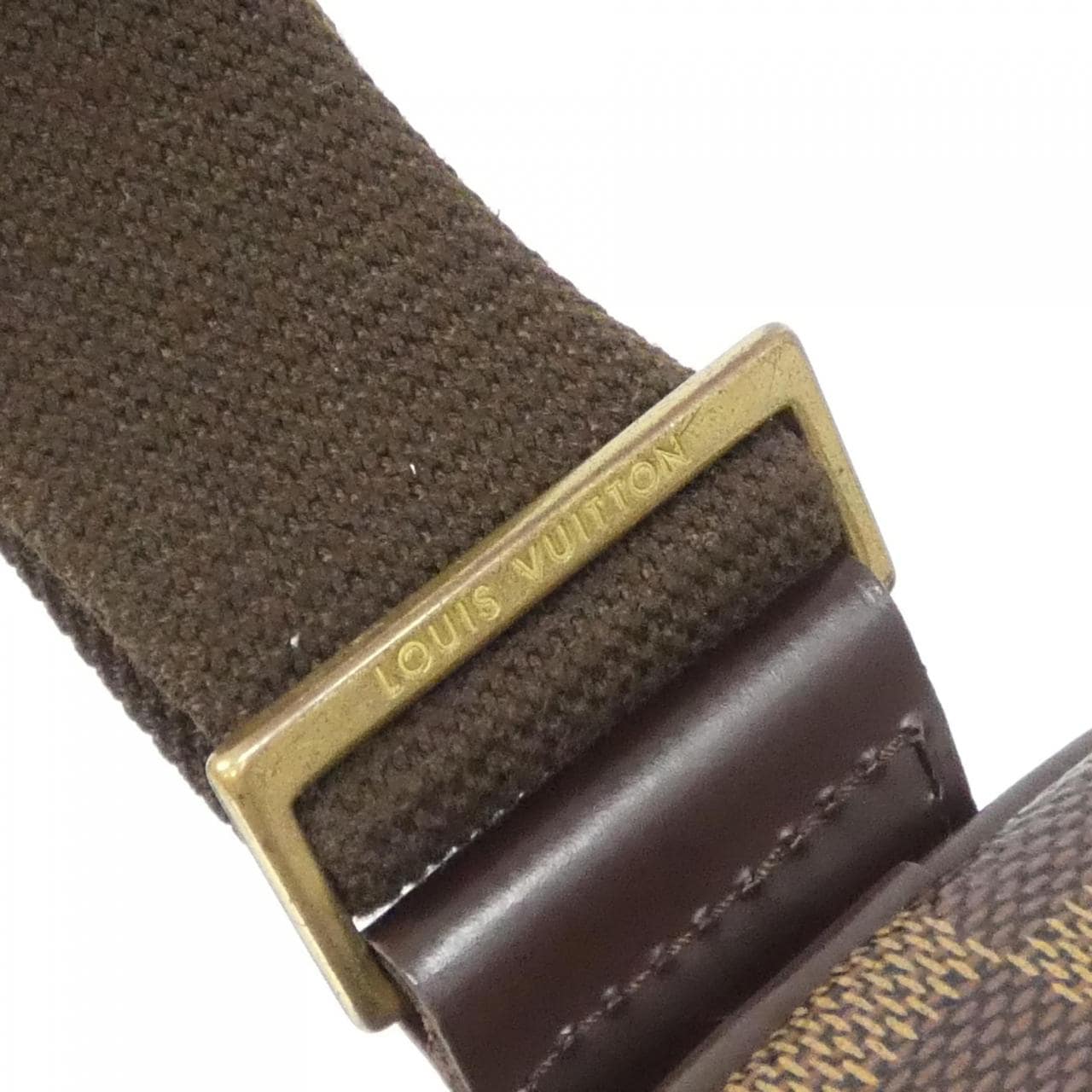 ルイヴィトン ダミエ ポシェット ガンジュ N48048 ショルダーバッグ