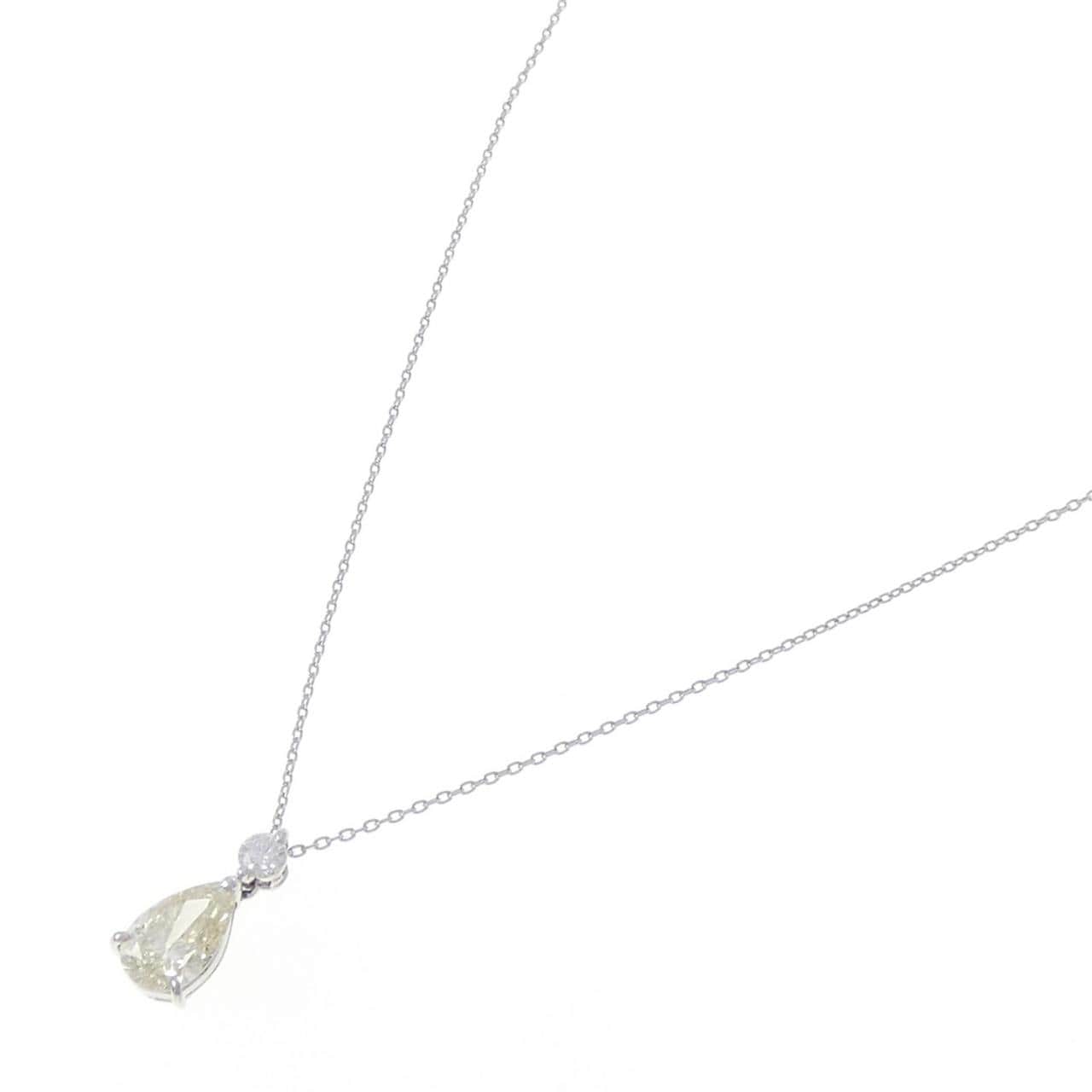 PT850 ダイヤモンド ネックレス 1.117CT