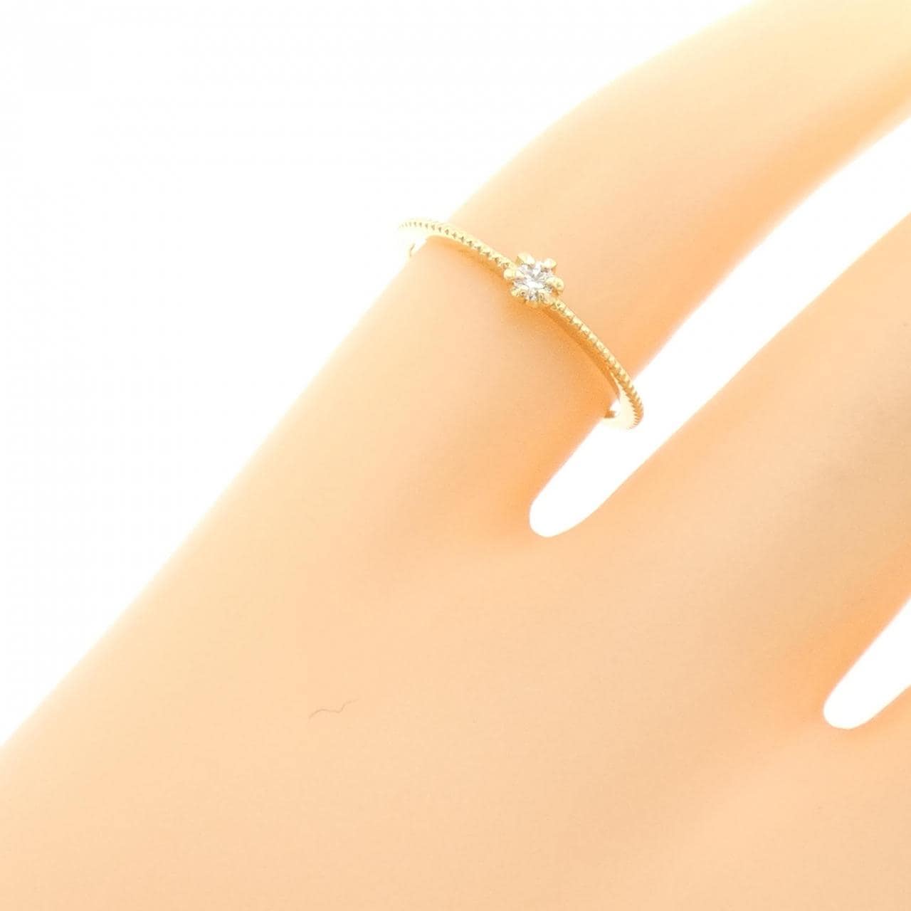 エテ ダイヤモンド ピンキーリング 0.03CT