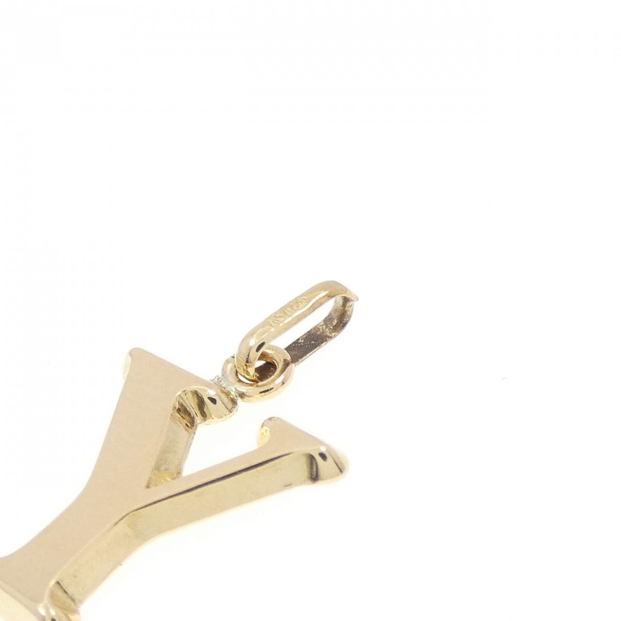 K18YG イニシャルY ペンダント