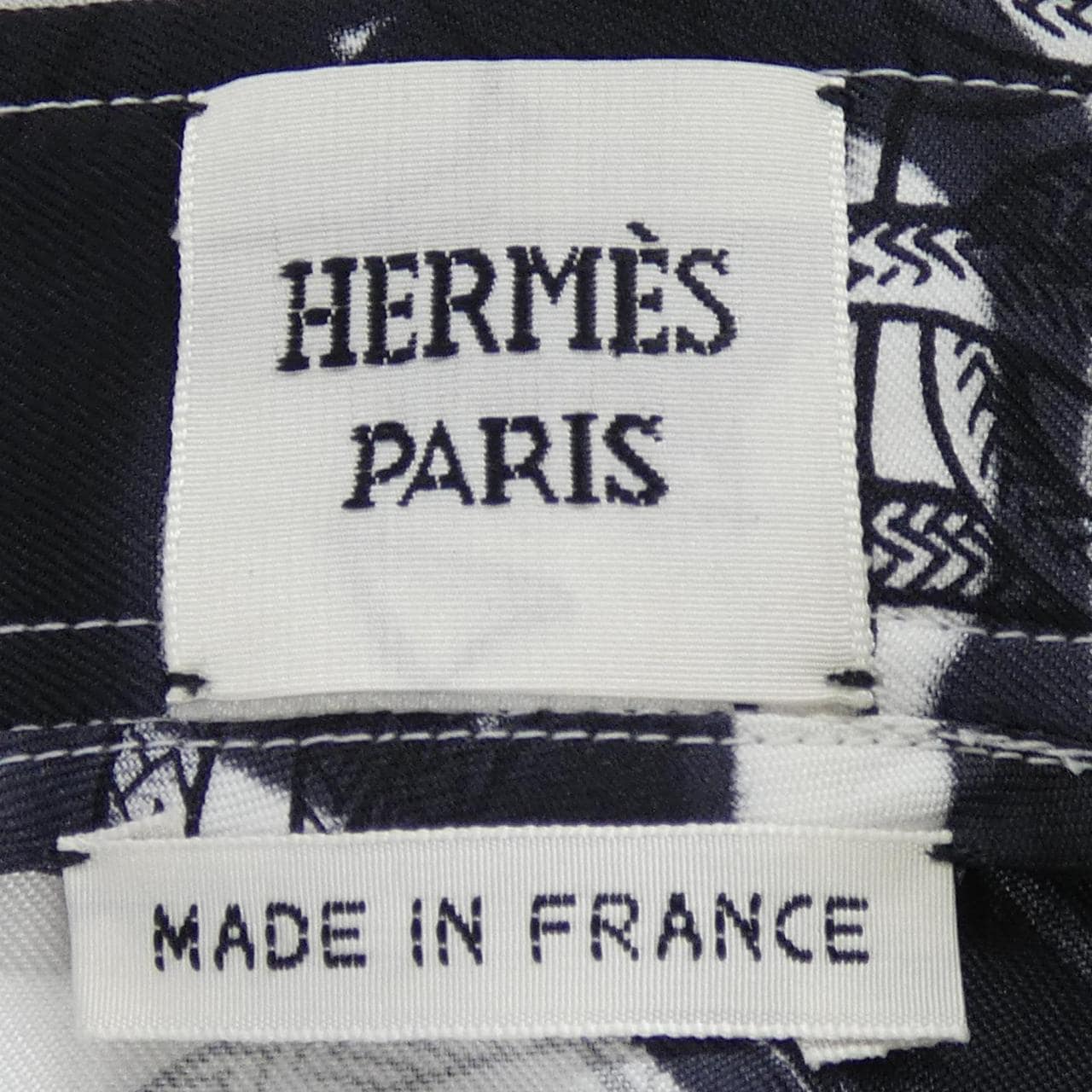 エルメス HERMES CLIQUETIS TATTOO AQUARELLE 2E0305DW ツイルレーヌ スカート