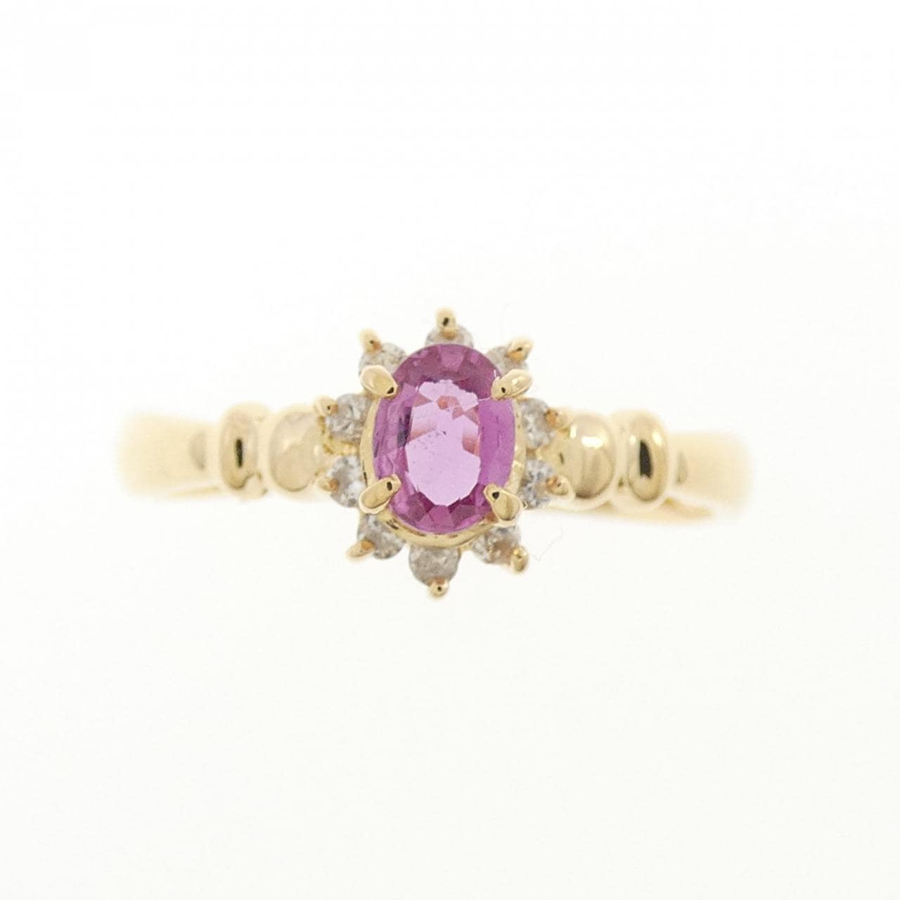 K18YG サファイヤ リング 0.21CT