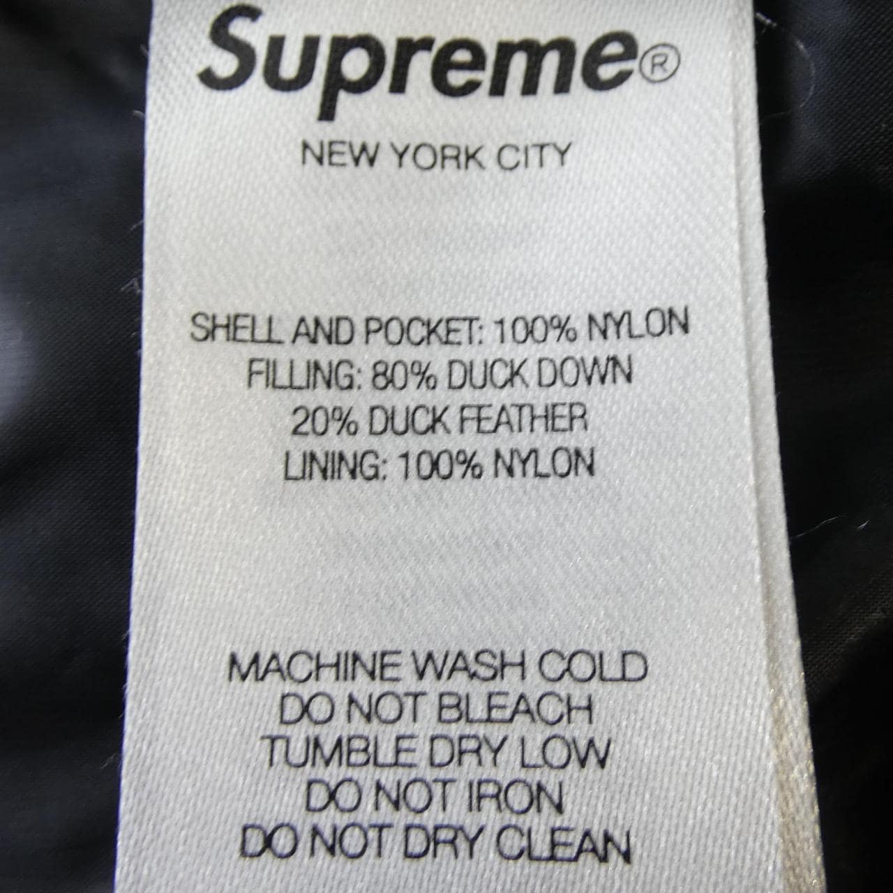 SUPREME GORE-TEX 700蓬鬆度羽絨外套