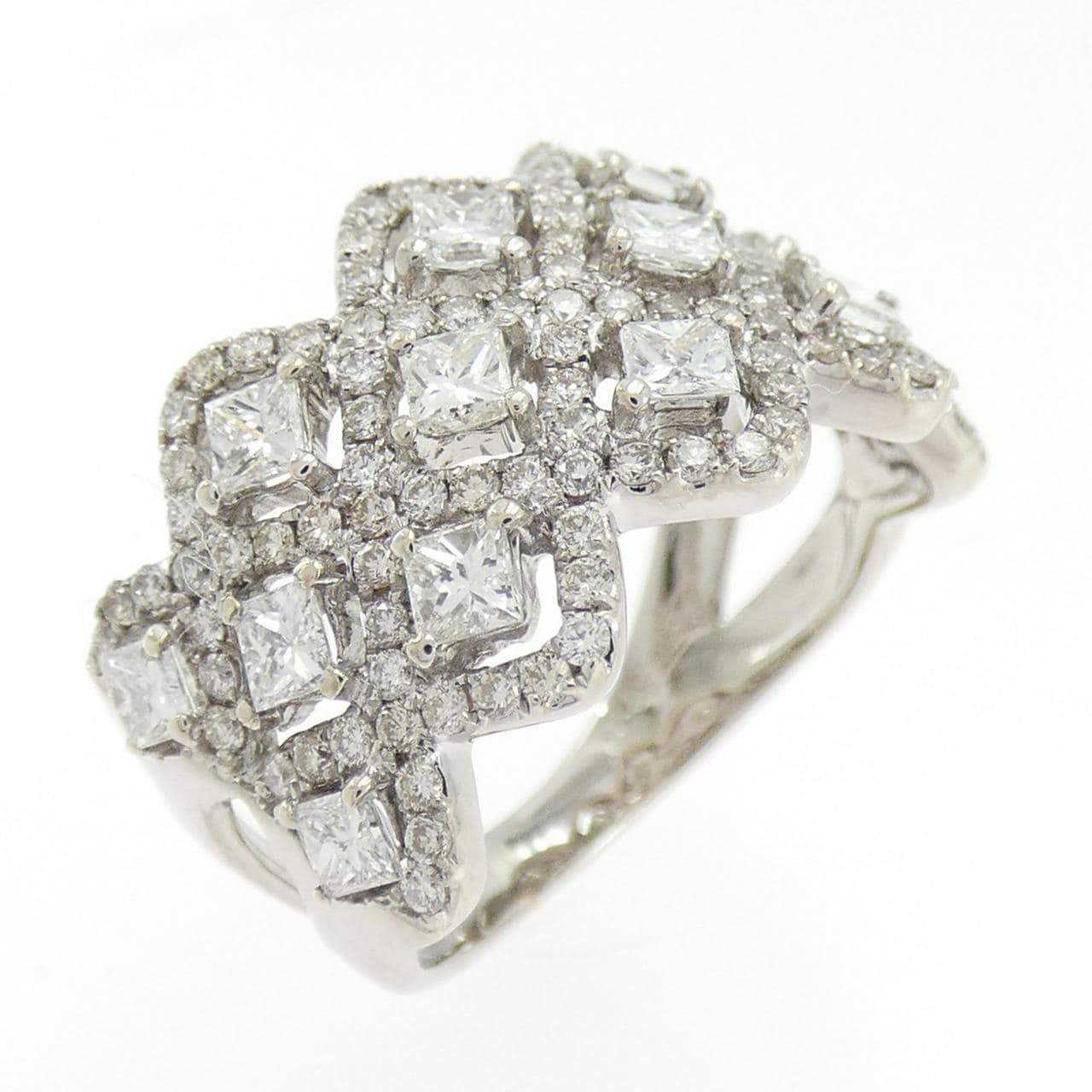 750WG ダイヤモンド リング 1.49CT