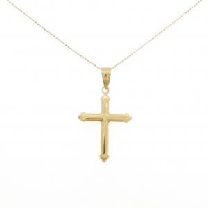 K18YG クロス ネックレス