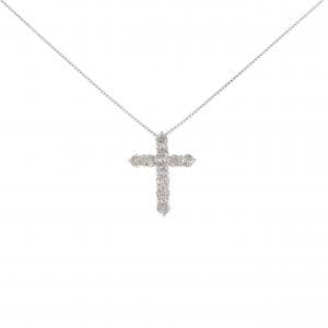 PT クロス ダイヤモンド ネックレス 1.00CT